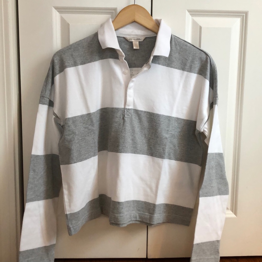 Banana Republic Rugby Stipe Polo